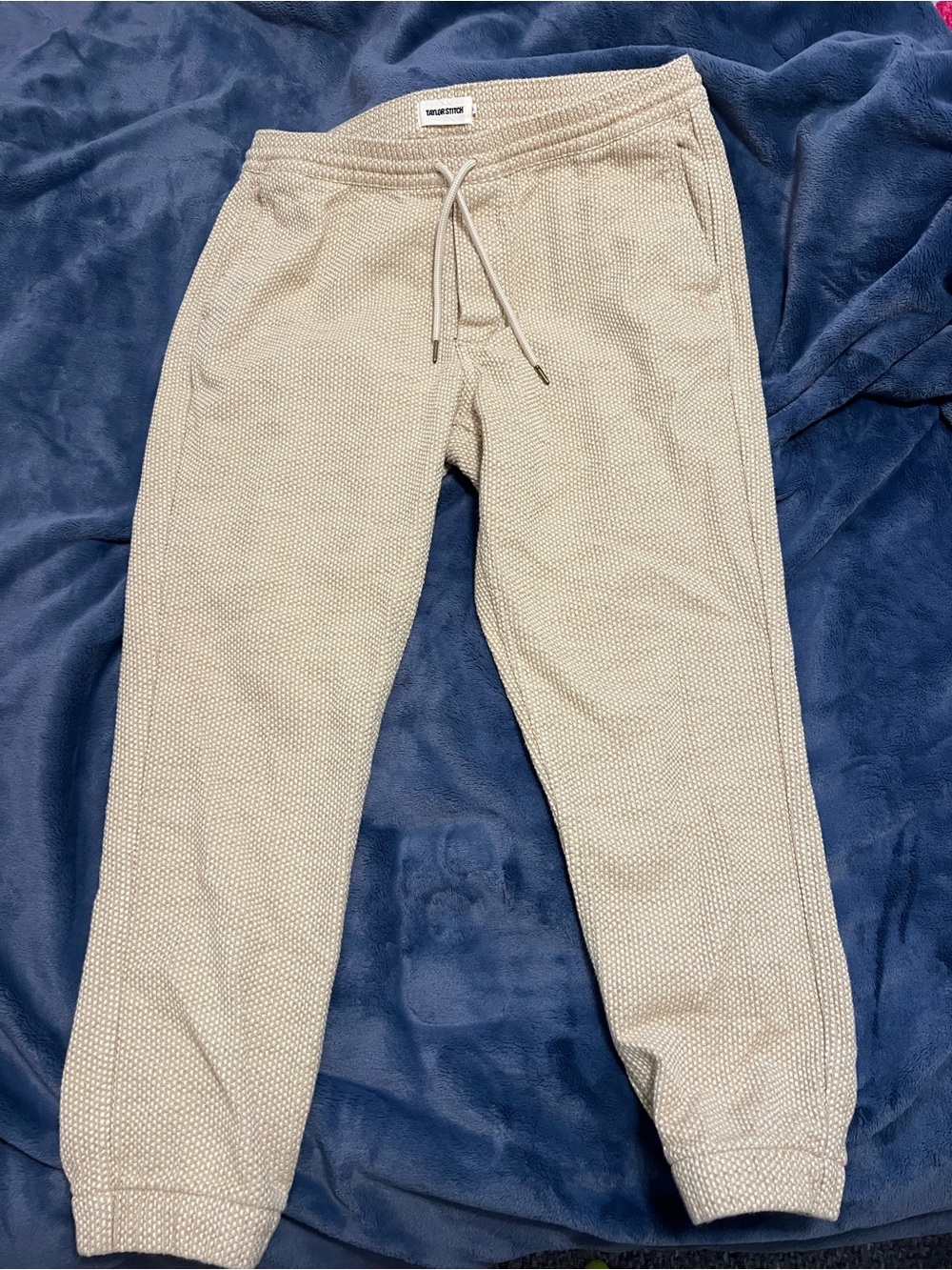 Taylor Stitch The Apres Pant in Natural Sashiko